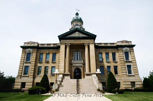 The Lafayette county courthouse in Darlington, Wi.